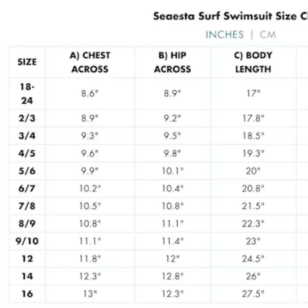 Girl's Seaesta Surf Deep Sea Tangle Swimsuit, size 5/6